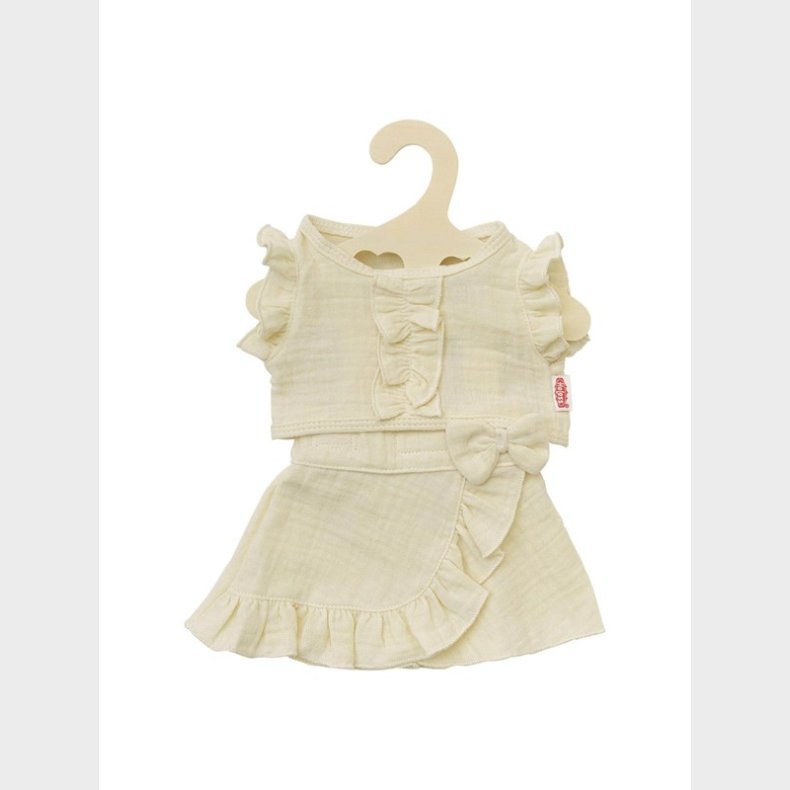 Heless Dolls Wrap Skirt Ecru with Ruffles 35-45 cm