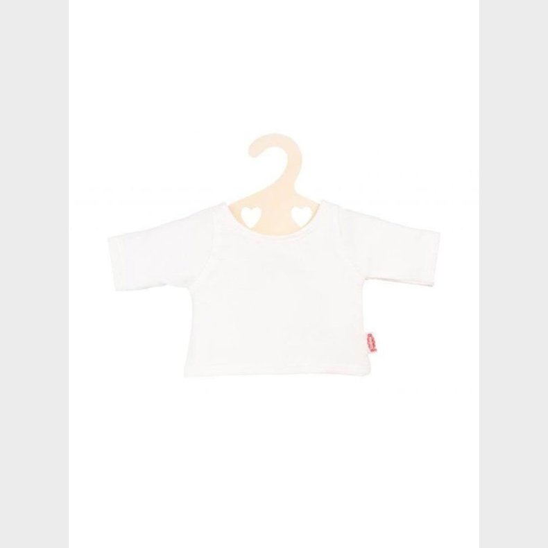 Heless Doll T-Shirt White on Clothes Hanger size 35-45 cm