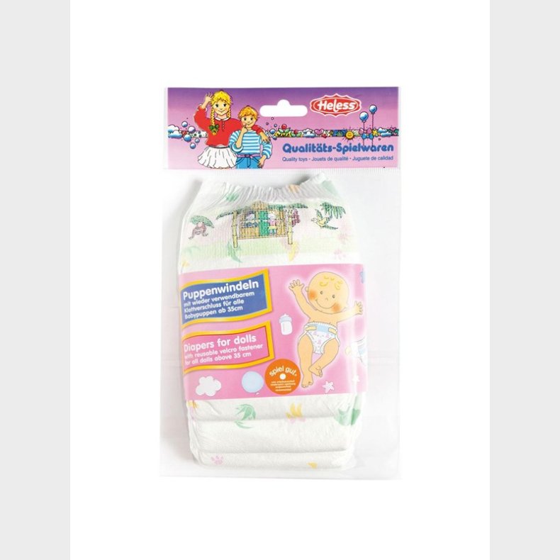 Heless Doll diapers - 3pcs 35-50 cm