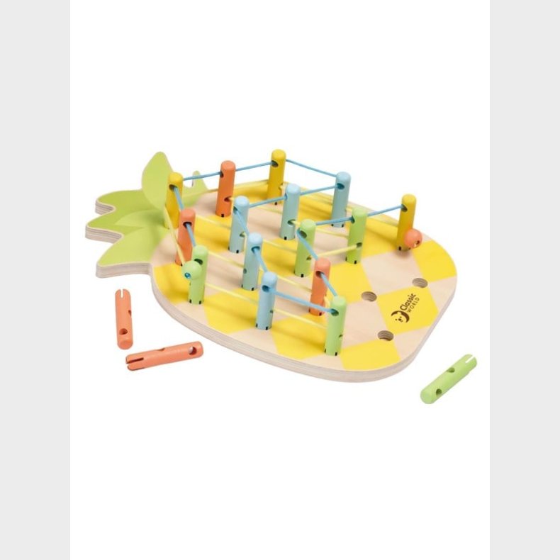 Classic World Wooden Pineapple Connecting Game 21 pcs.