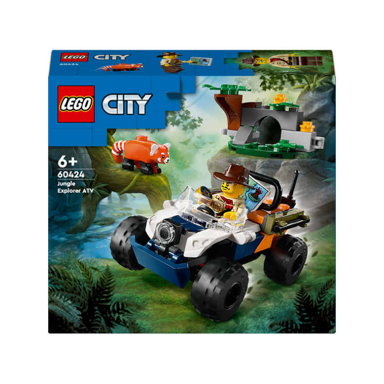 LEGO City 60424 Jungleeventyr - ATV og rd panda-mission