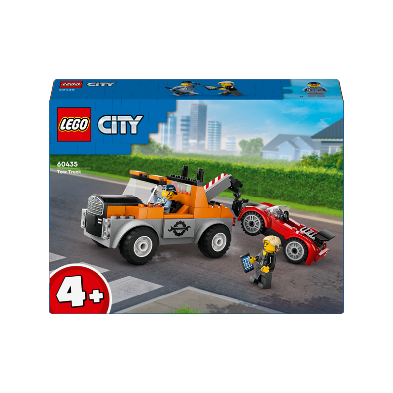 LEGO City 60435 Kranvogn og sportsvognsreparation