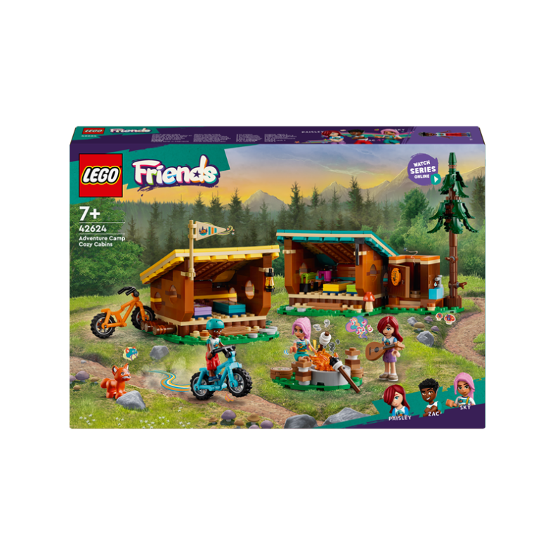 LEGO Friends 42624 Adventure Camp - hyggelige hytter