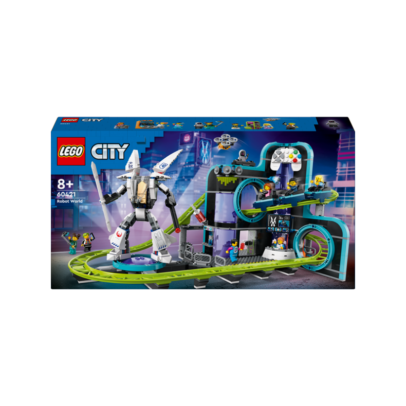 LEGO City 60421 Robot World rutsjebanepark