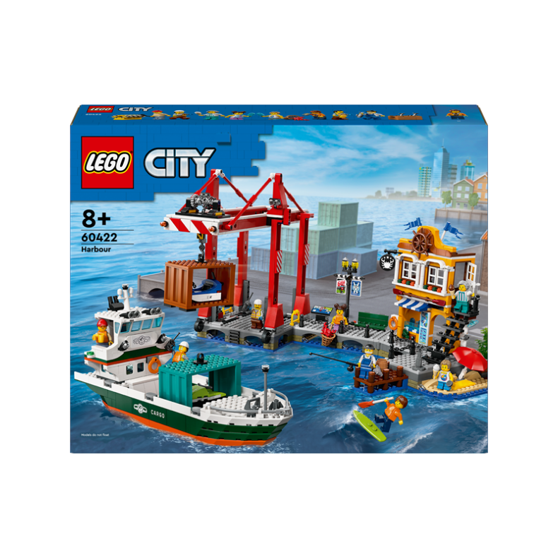 LEGO City 60422 Havnefront med fragtskib