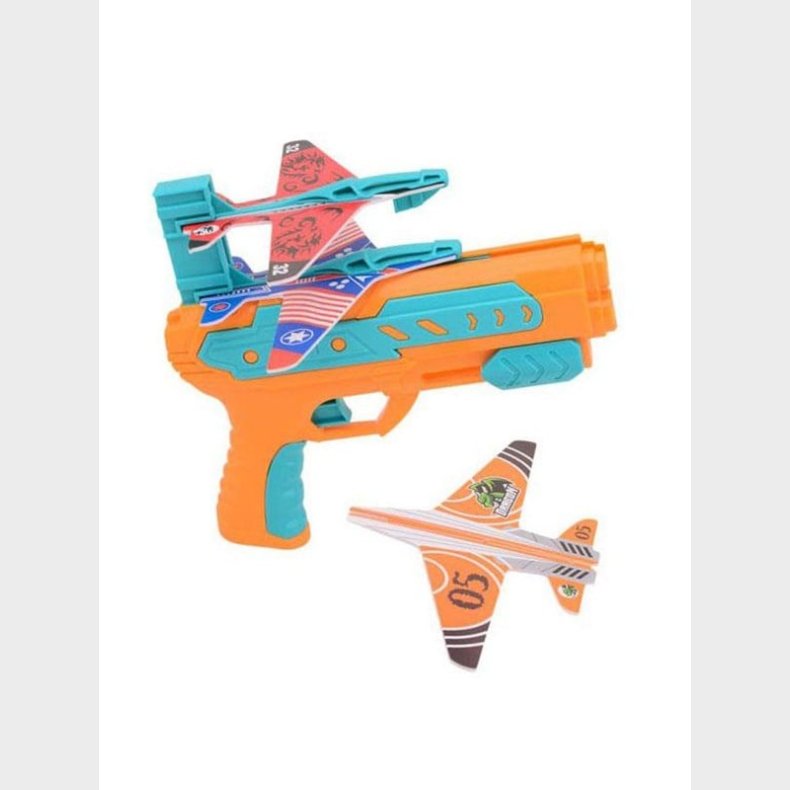 Johntoy Airplane Launch Gun with 3 Airplanes