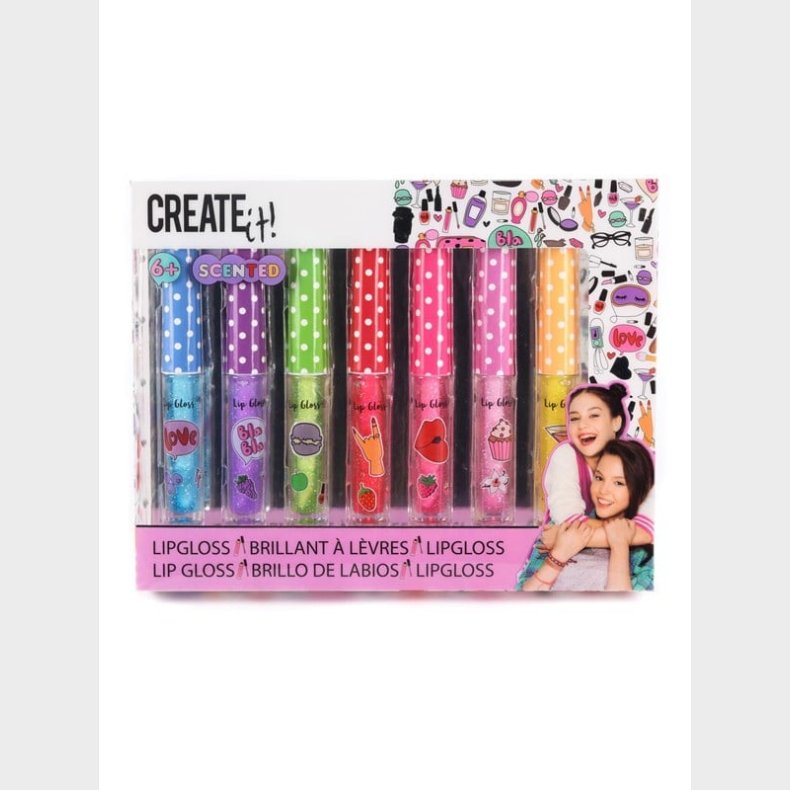 CREATE IT! Beauty Lip Gloss Fragrance &amp; Glitter 7pcs.