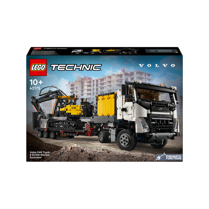 LEGO Technic 42175 Volvo FMX-lastbil og EC230 elektrisk gravemaskine