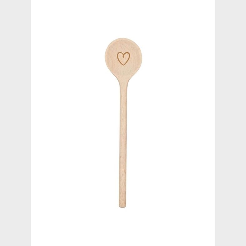 Goki Wooden Ladle Heart 20cm