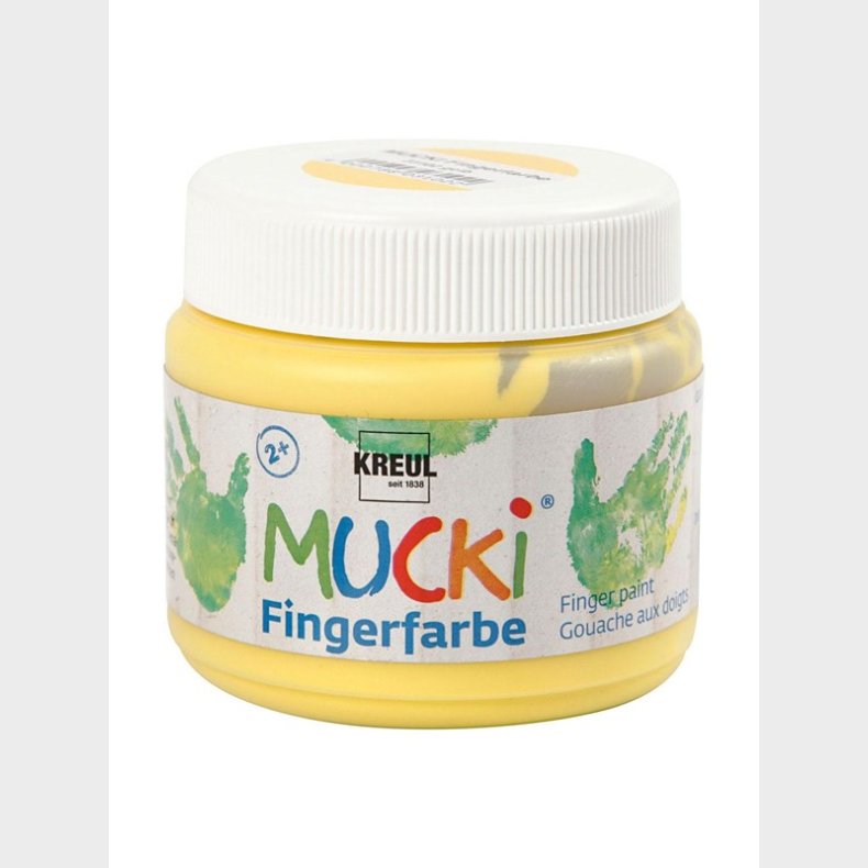 Creativ Company Mucki Finger Paint Yellow 150ml