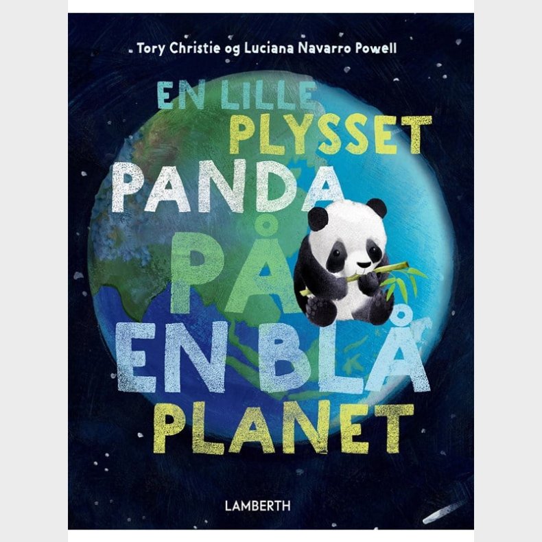 En lille plysset panda p en bl planet - Brnebog - hardcover