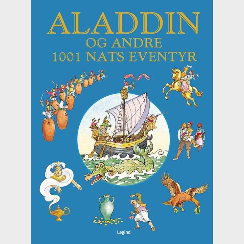 Aladdin og andre 1001 nats eventyr - Brnebog - hardcover