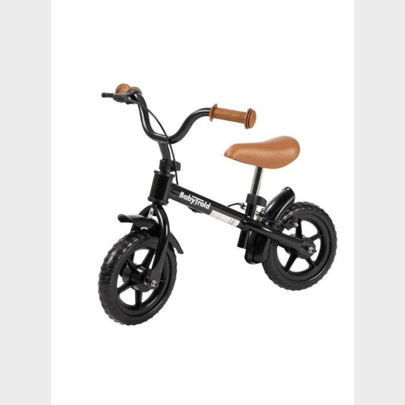 Babytrold - Balance Cykel - Sort/Brun