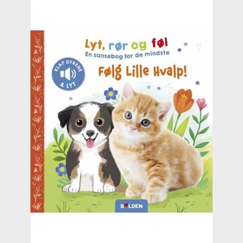 Lyt rr og fl: Flg lille Hvalp! - Brnebog - Board books