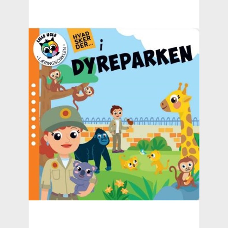 Hvad sker der i dyreparken - Brnebog - Board books