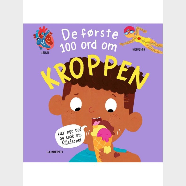 De frste 100 ord om kroppen - Brnebog - hardcover