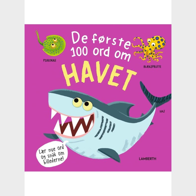 De frste 100 ord om havet - Brnebog - hardcover