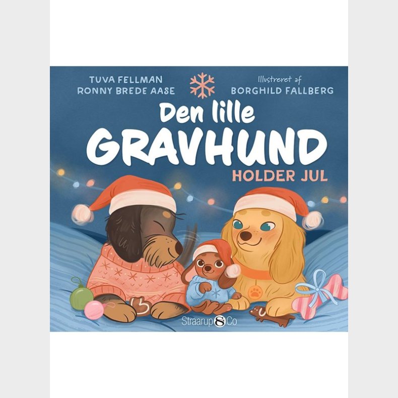 Den lille gravhund holder jul - Brnebog - hardback