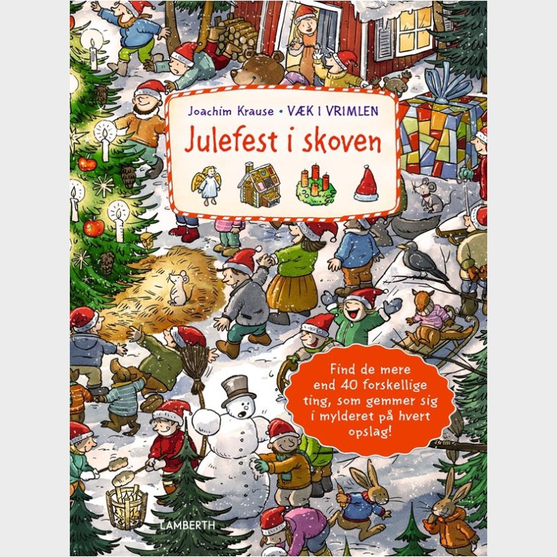 Julefest i skoven - Brnebog - Board books