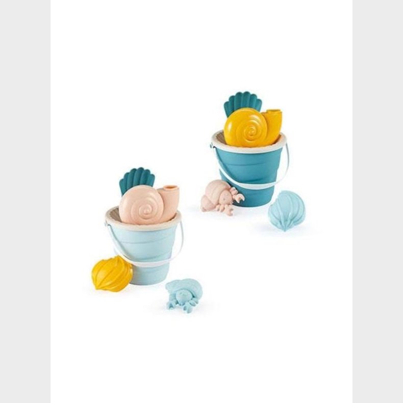 Ecoiffier Bucket Set with Shellfish Sand Molds 6 pcs.