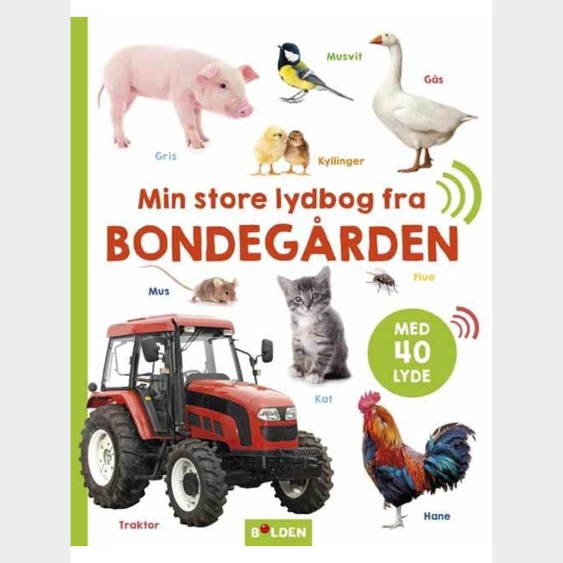 Min store lydbog fra bondegrden - Brnebog - hardcover