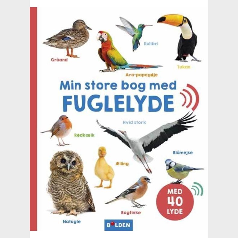 Min store bog med fuglelyde - Brnebog - hardcover