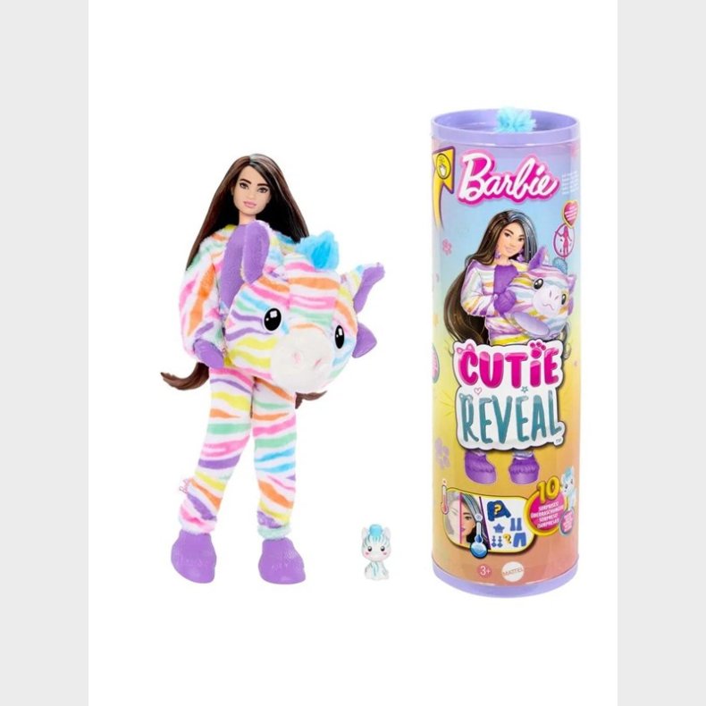 Barbie Cutie Reveal Color Dreams Zebra