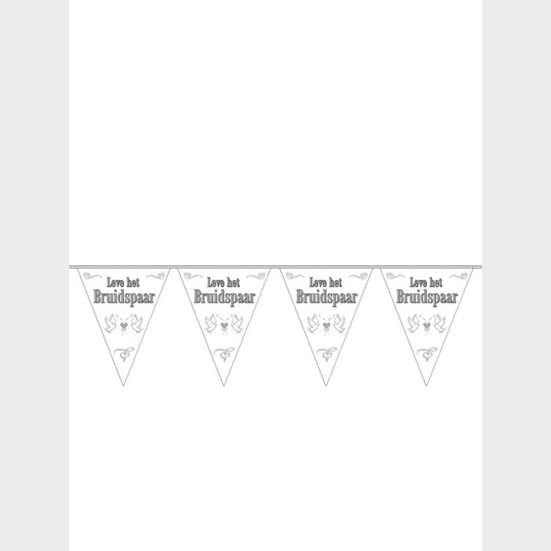 Folat BV Flag line Long live the Bride and Groom 10 meters