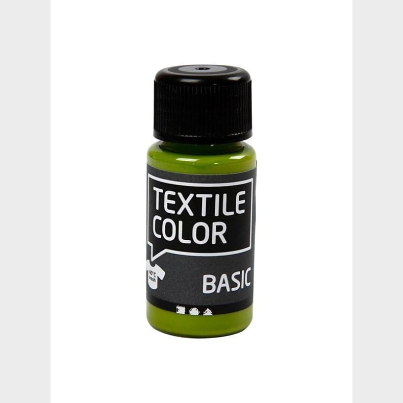 Creativ Company Textile Color Semi-opaque Textile Paint - Kiwi 50ml