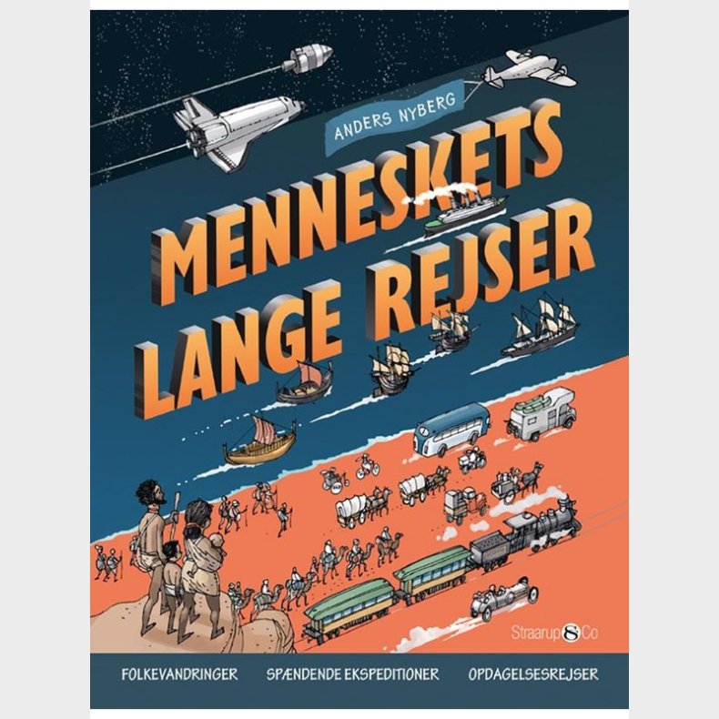 Menneskets lange rejser - Brnebog - hardback