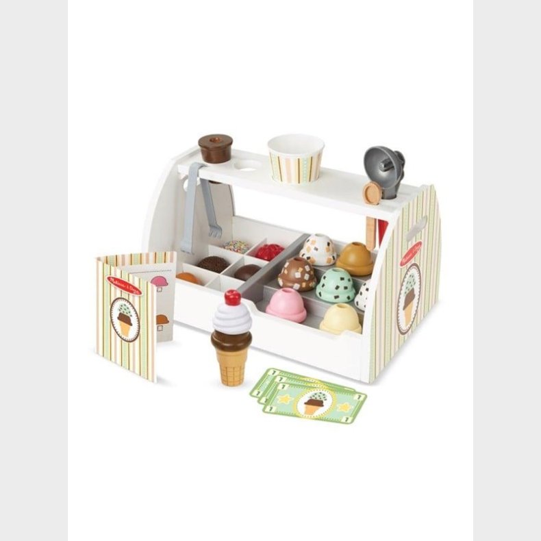 Melissa &amp; Doug - Wooden Ice Cream Counter