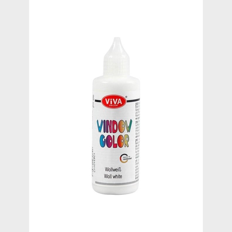 Creativ Company Window Color Sticker and Glass Paint - White 90ml