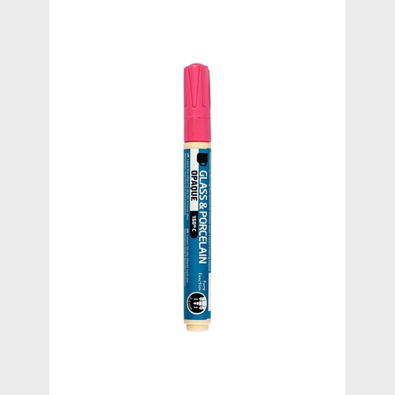 Creativ Company Glass and Porcelain Pen Opaque - Pink