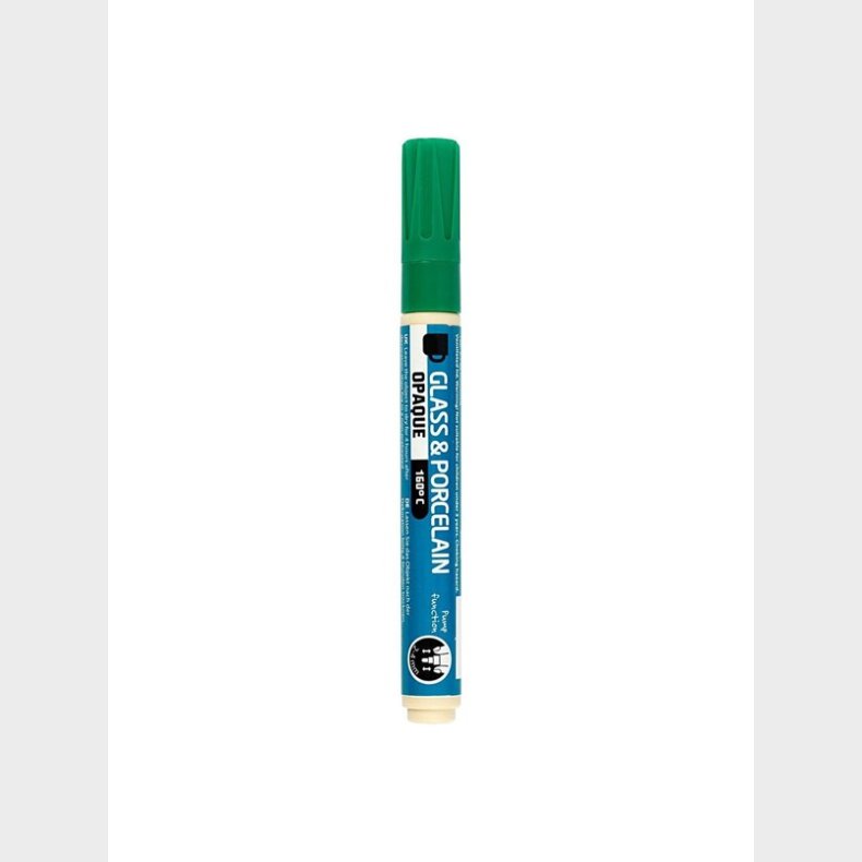 Creativ Company Glass and Porcelain Pen Opaque - Green