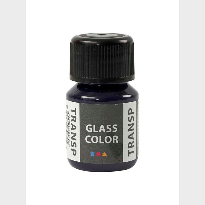 Creativ Company Glass Color Transparent Paint - Navy Blue 30ml