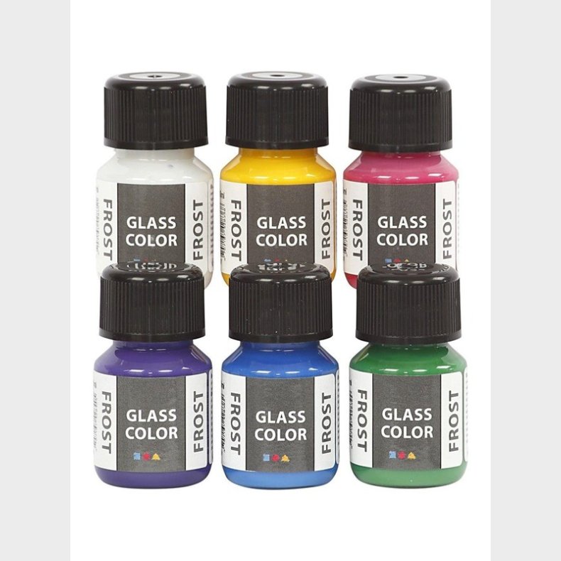 Creativ Company Glass Color Frost Glass Paint Color 6x30ml