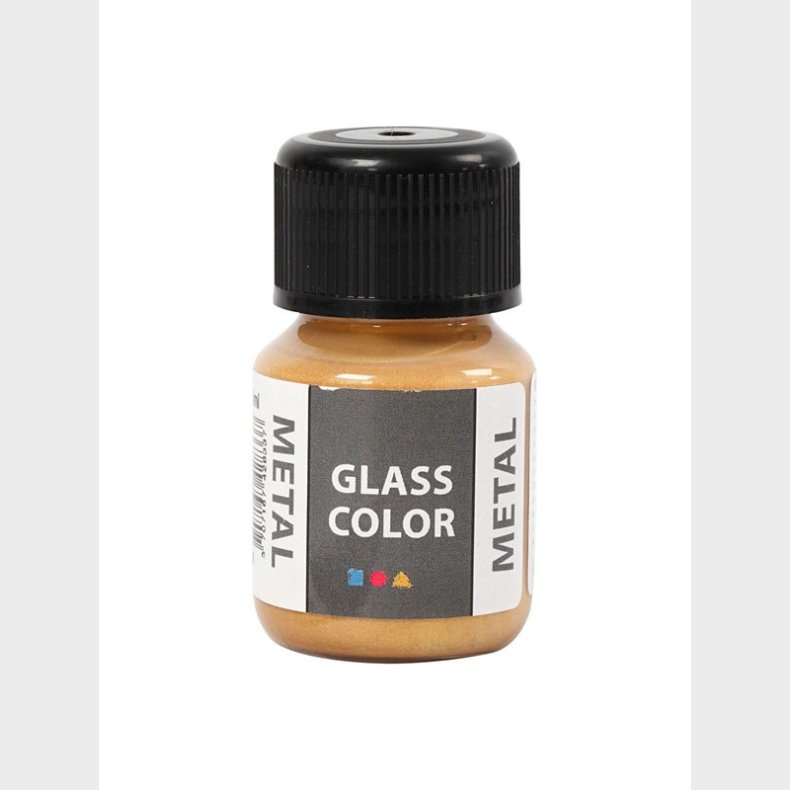 Creativ Company Glass Color Metal Paint - Gold 30ml