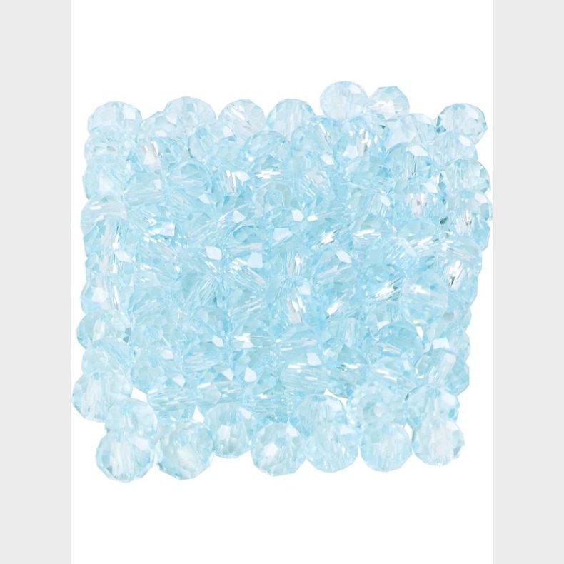 Creativ Company Faceted Beads Sea Blue 100pcs.