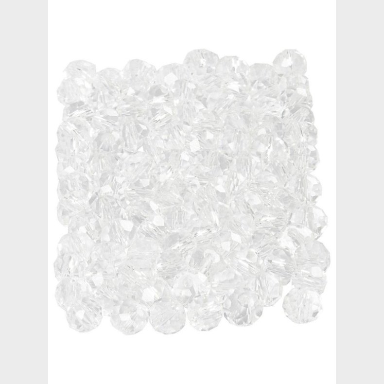 Creativ Company Faceted Beads Crystal 100pcs.