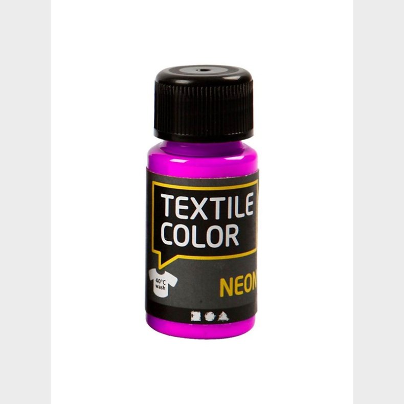 Creativ Company Textile Color Opaque Textile Paint - Neon Purple 50ml