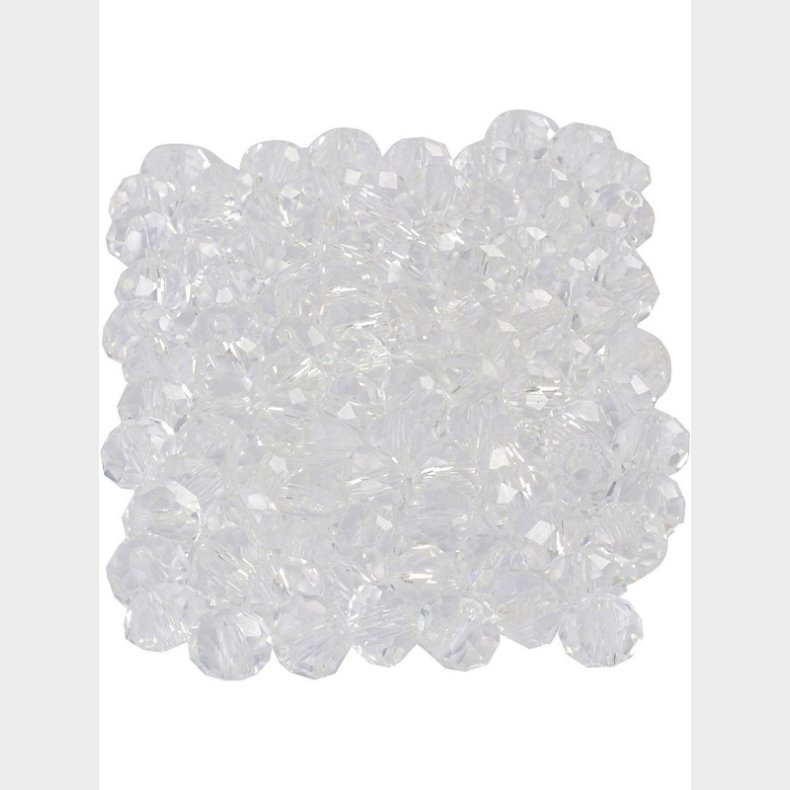 Creativ Company Faceted Beads Crystal 100pcs.