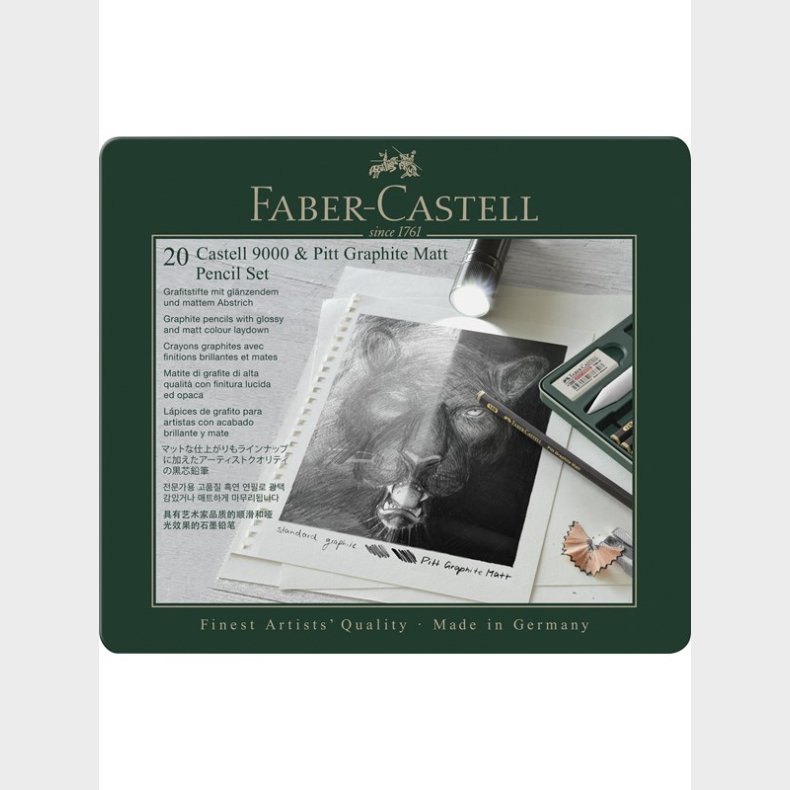 Faber Castell Faber-Castell Pitt Graphite Matt &amp; Castell 9000 Set