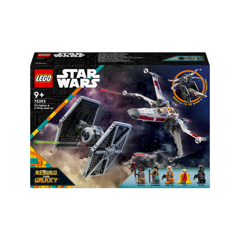 LEGO Star Wars 75393 TIE-jager og X-wing