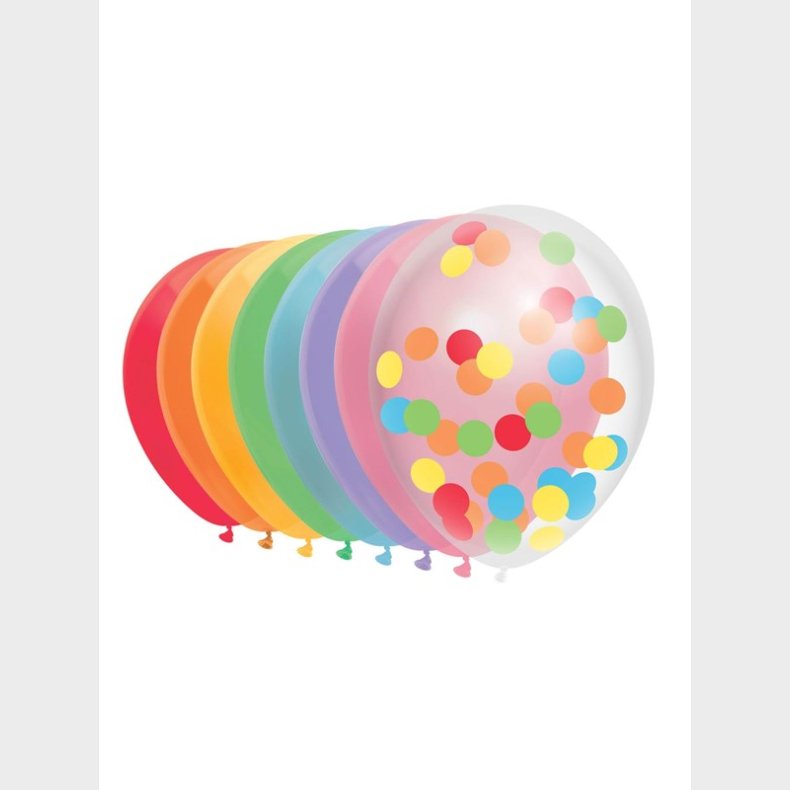 Haza Witbaard Balloner Rainbow 10pcs.