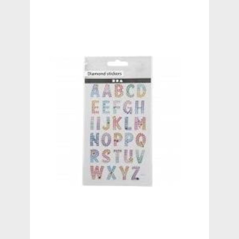 Creativ Company Diamond Stickers Alphabet 1 Sheet