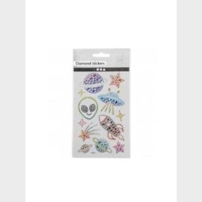 Creativ Company Diamond Stickers Space 1 Sheet