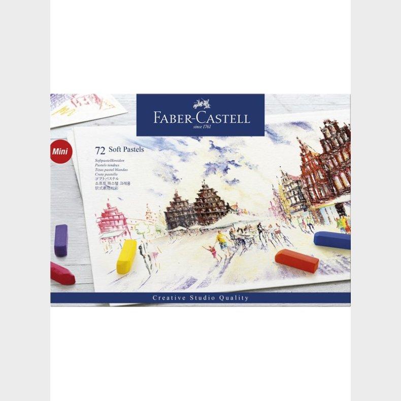 Faber Castell Soft pastels Mini cardboard box (72 pcs)