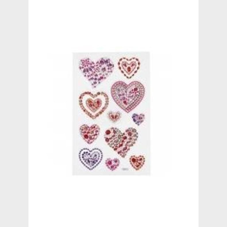 Creativ Company Diamond Stickers Hearts 1 Sheet