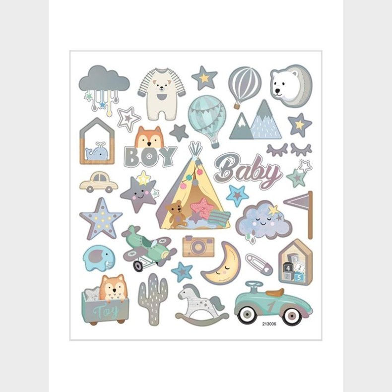 Creativ Company Stickers Baby Boy 1 Sheet