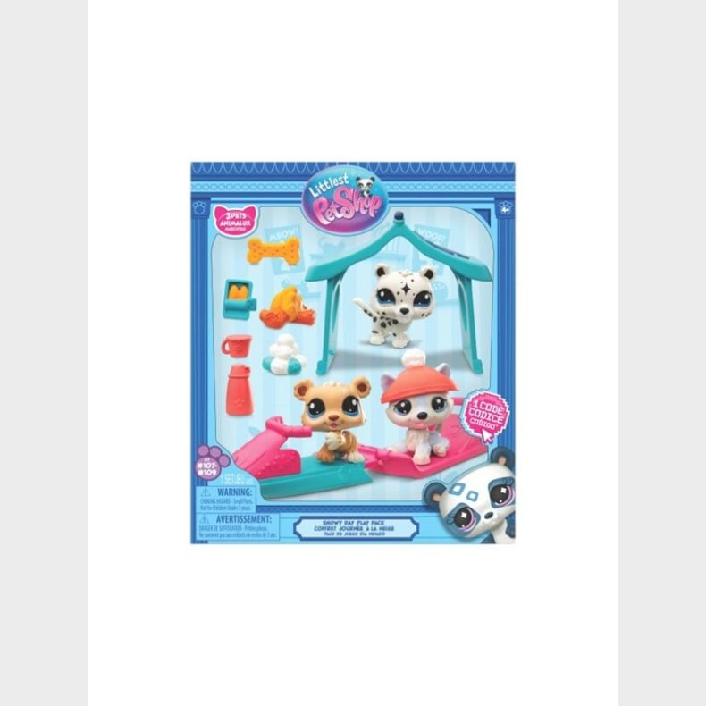 Littlest Pet Shop LITTLEST PET SHOP SNOWY DAY PLAY PK